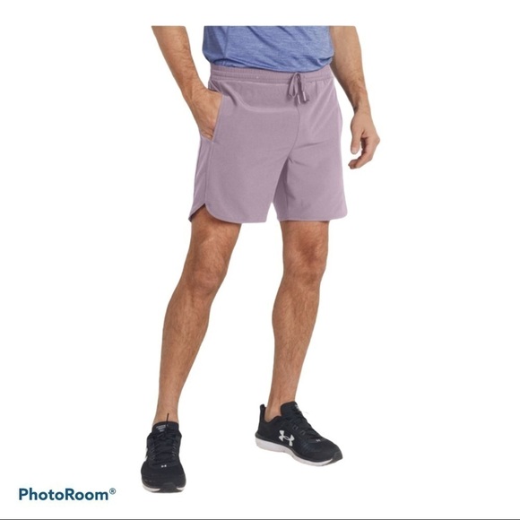𝅺mono B men’s Wave Accent Essential Active Shorts 7inch inseam - Picture 1 of 9